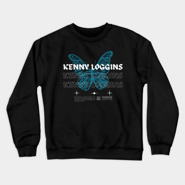 Kenny Loggins // Butterfly Crewneck Sweatshirt by Saint Maxima
